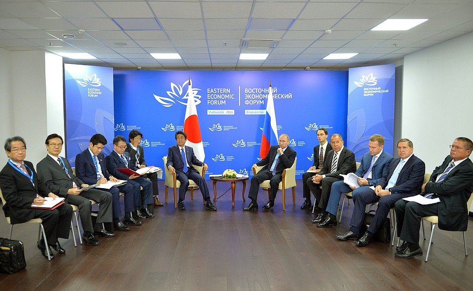 Встреча с Премьер-министром Японии Синдзо Абэ.