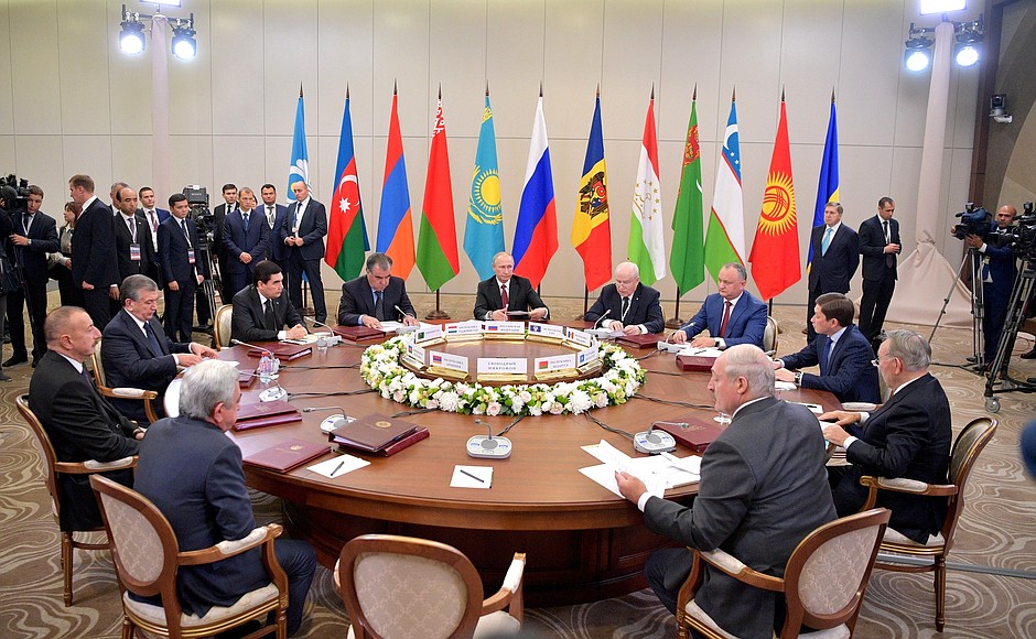 At the restricted format meeting of the CIS Council of Heads of State.