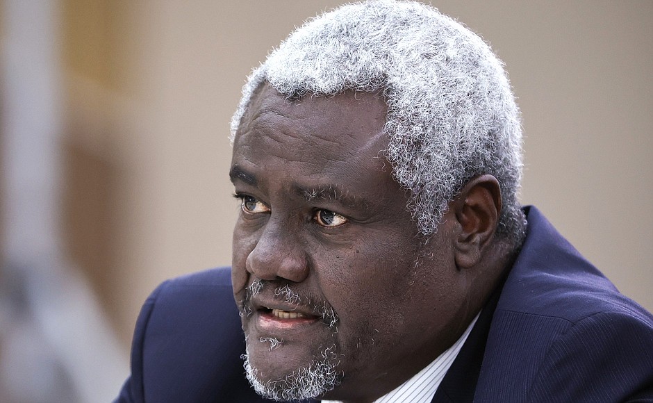 Chairperson of the African Union Commission Moussa Faki Mahamat.