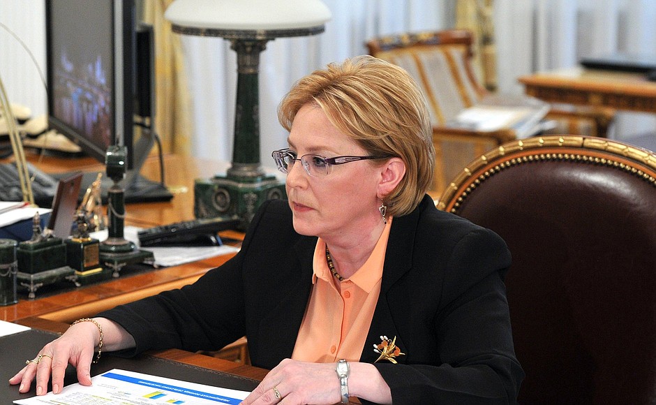 Министр здравоохранения Вероника Скворцова.