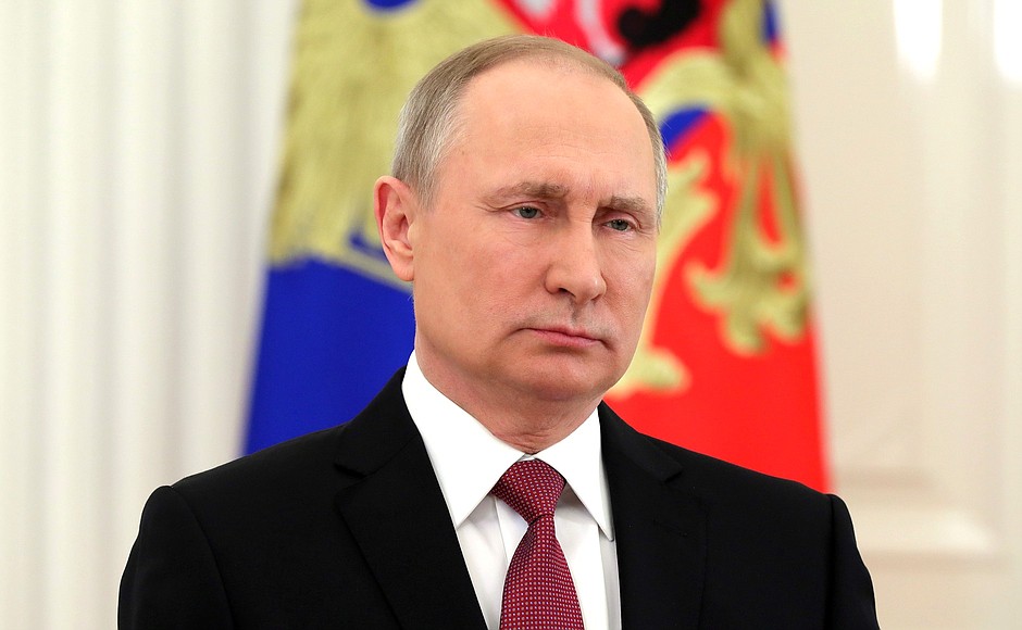 Vladimir Putin addressed the citizens of Russia following the announcement of the presidential election official results by the Central Election Commission.