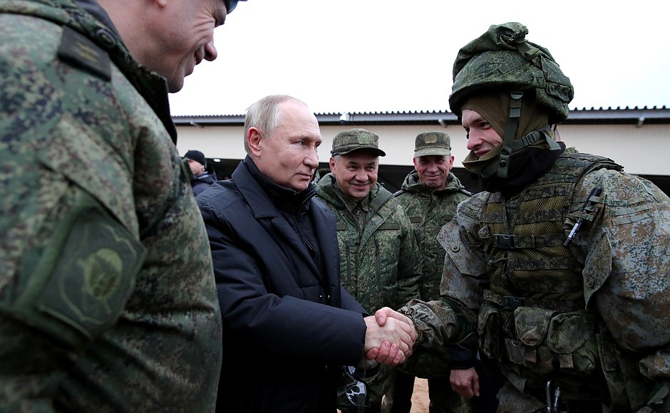 Посещение военного полигона Западного военного округа в Рязанской области.