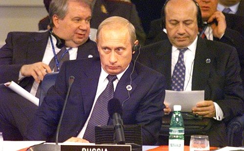 На заседании саммита Россия–НАТО.