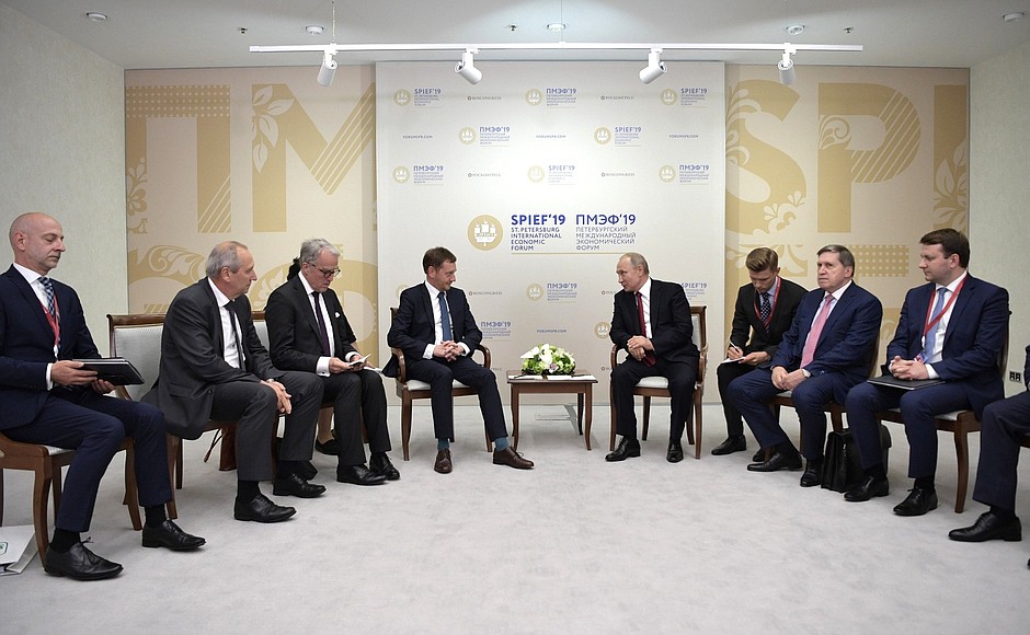 Встреча с премьер-министром федеральной земли Саксония Михаэлем Кречмером.