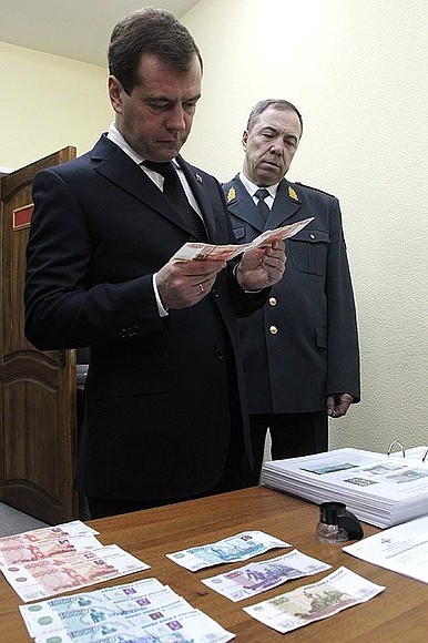 Посещение дежурной части Управления внутренних дел по городу Рязани.