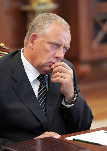Acting Governor of Novgorod Region Sergei Mitin.