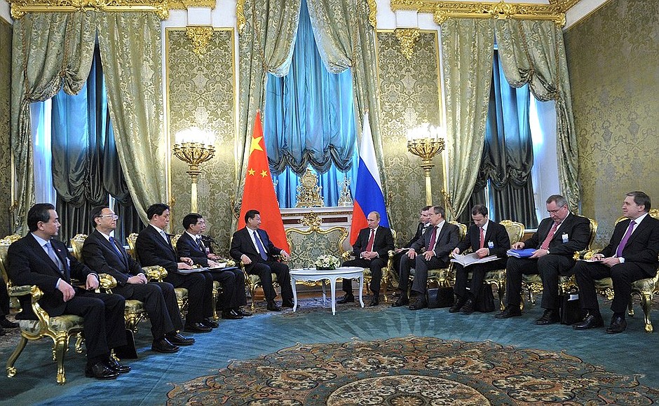Встреча с Председателем КНР Си Цзиньпином.