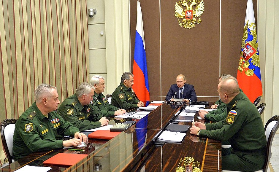Meeting on military planning.