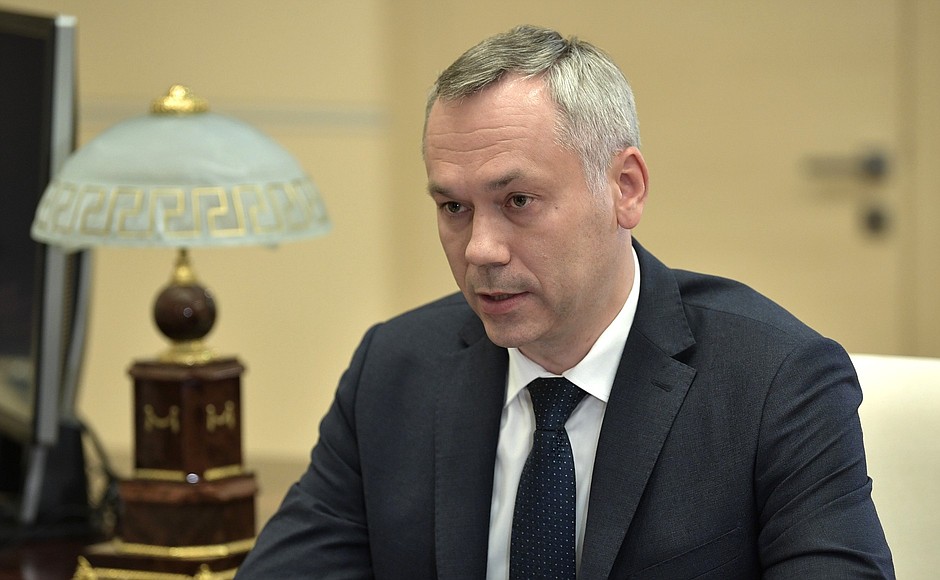 Acting Governor of Novosibirsk Region Andrei Travnikov.