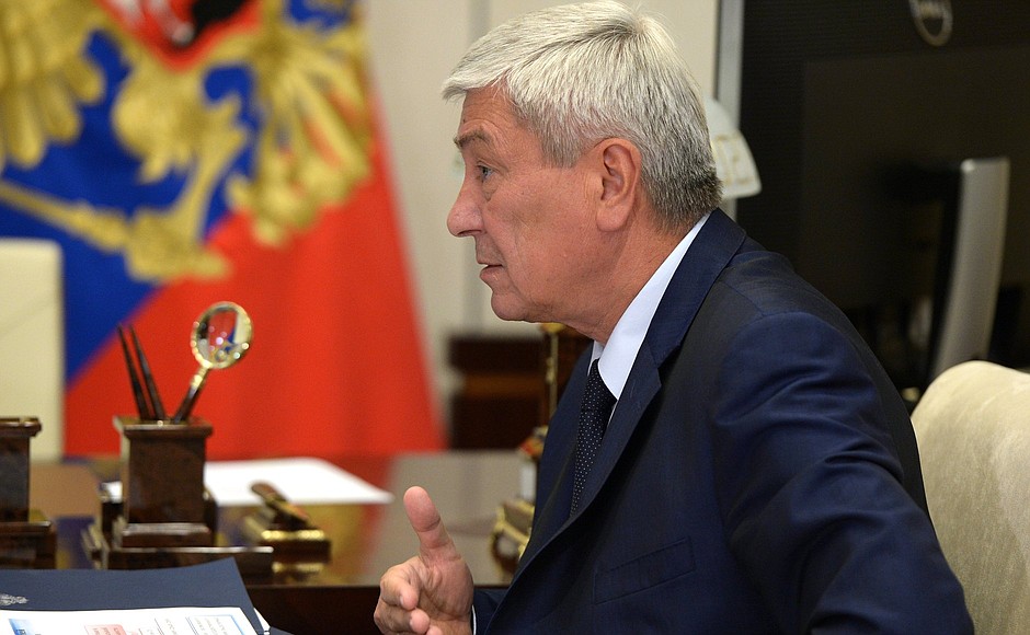 Head of Federal Service for Financial Monitoring Yury Chikhanchin.