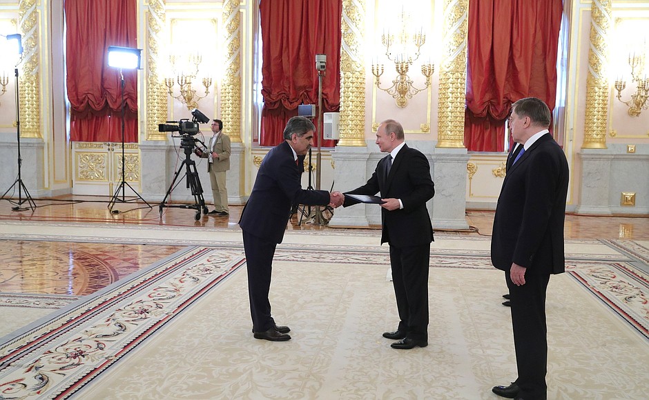 Letter of credence was presented to the President of Russia by Mohammad Latif Bahand (Islamic Republic of Afghanistan).