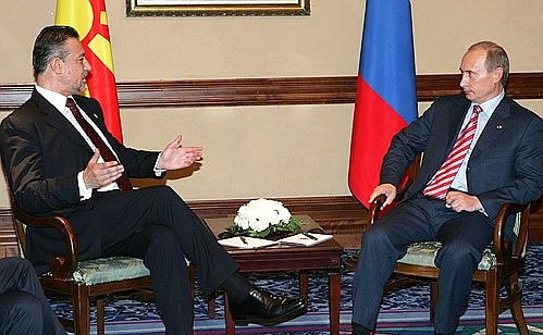 With President of Macedonia Branko Crvenkovski.