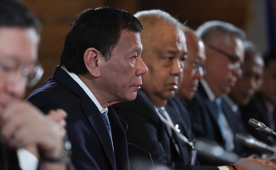 President of the Philippines Rodrigo Duterte.