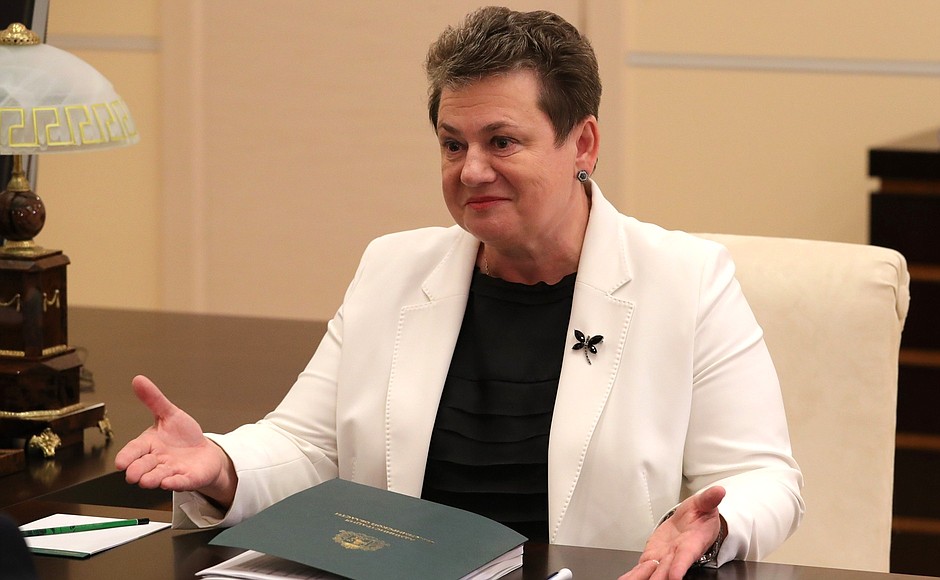 Vladimir Region Governor Svetlana Orlova.