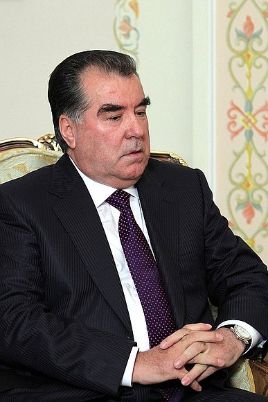 President of Tajikistan Emomali Rahmon.