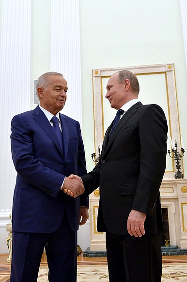 Встреча с Президентом Узбекистана Исламом Каримовым.