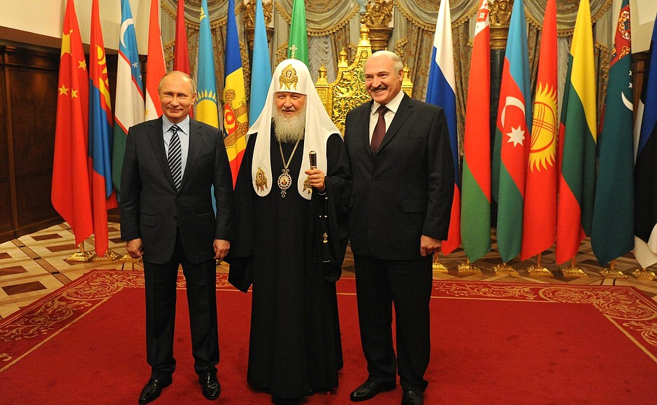 Vladimir Putin and President of Belarus Alexander Lukashenko congratulated Patriarch of Moscow and All Russia Kirill on his 70th birthday.