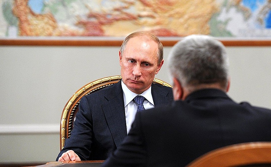 During meeting with Interior Minister Vladimir Kolokoltsev.