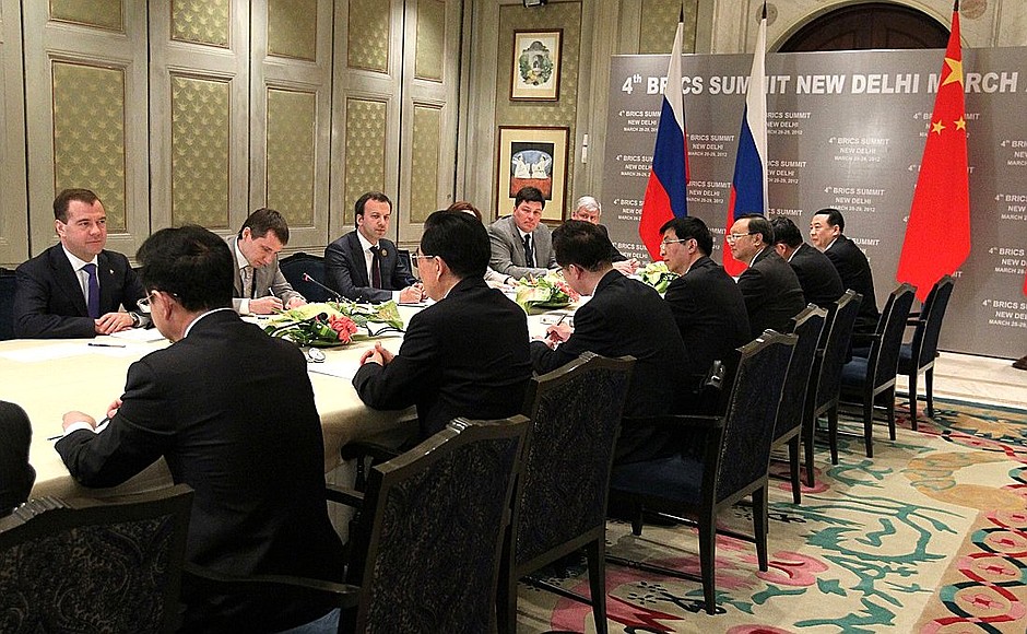 Russian-Chinese talks.