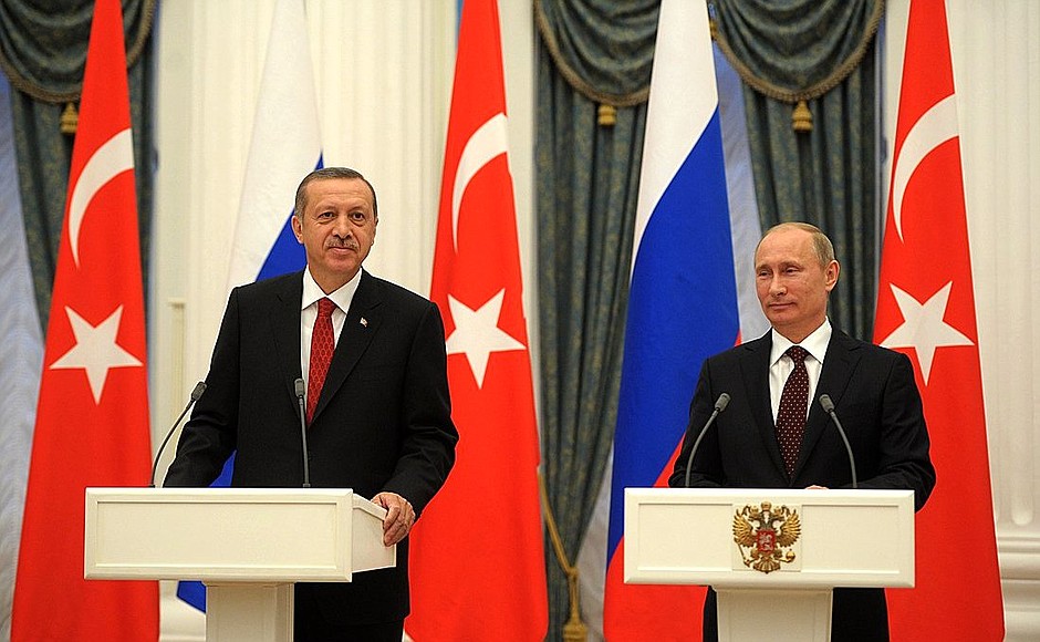 Press statements following the meeting with Prime Minister of Turkey Recep Tayyip Erdogan.