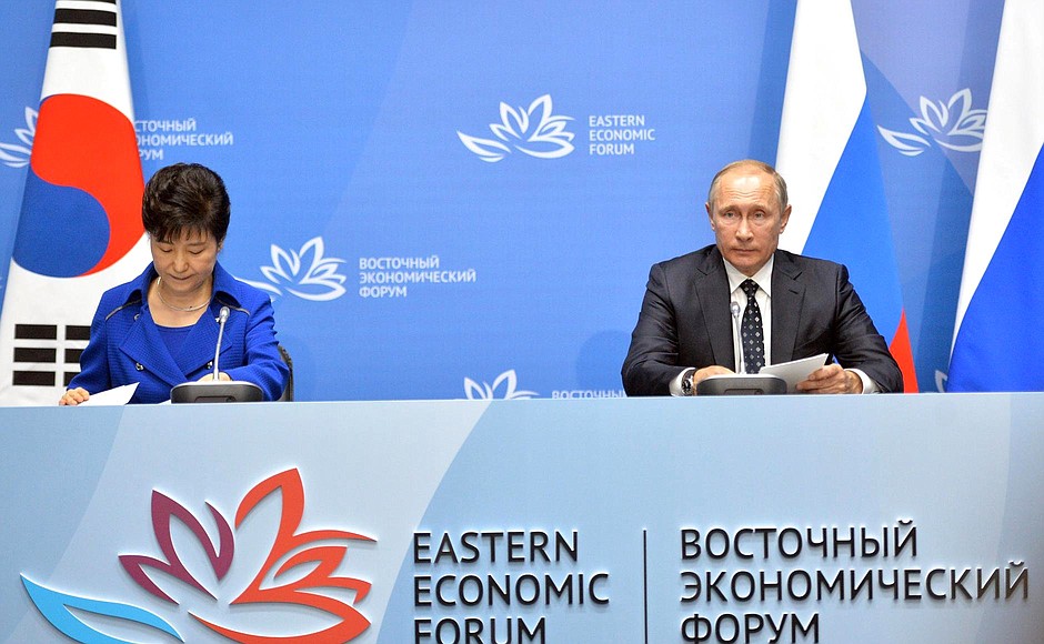 Press statements following talks between presidents of Russia and the Republic of Korea.