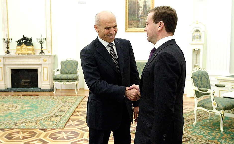 С Председателем Конституционного Суда Украины Андреем Стрижаком.