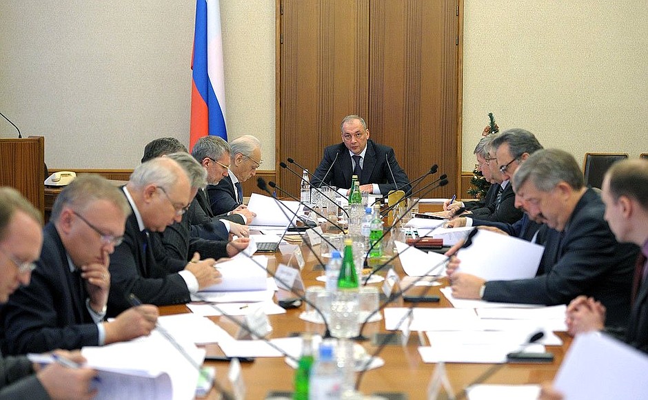 Заседание президиума Совета при Президенте по межнациональным отношениям.