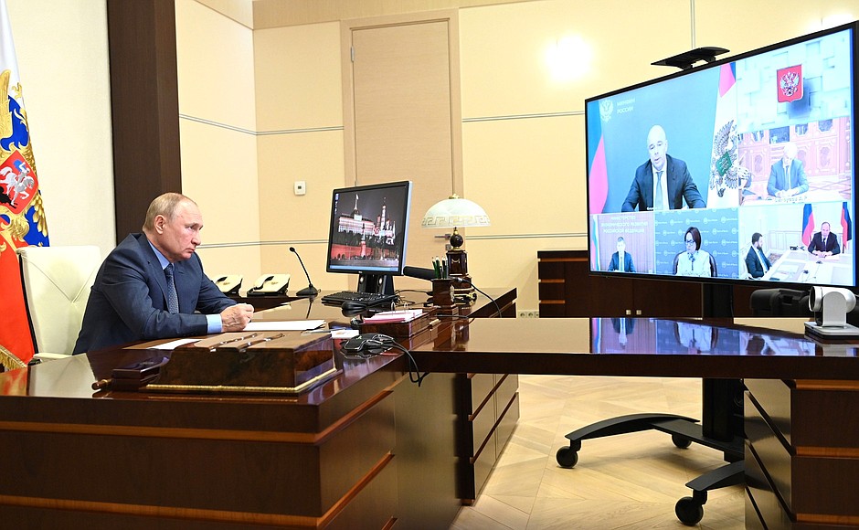 Meeting on economic matters (via videoconference).