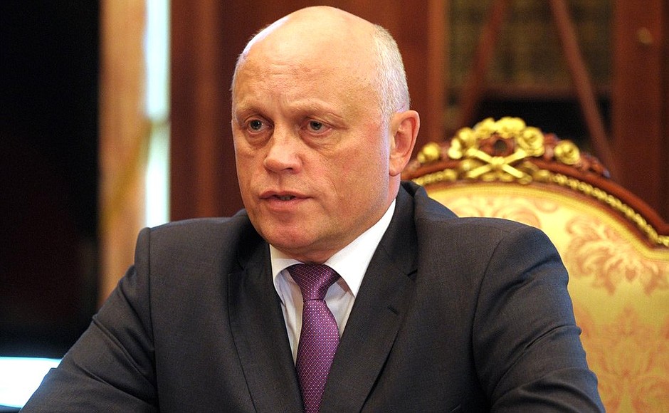 Governor of Omsk Region Viktor Nazarov.