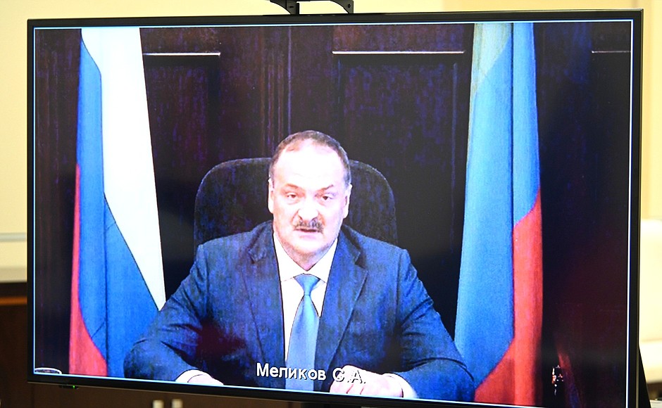Acting Head of the Republic of Daghestan Sergei Melikov.