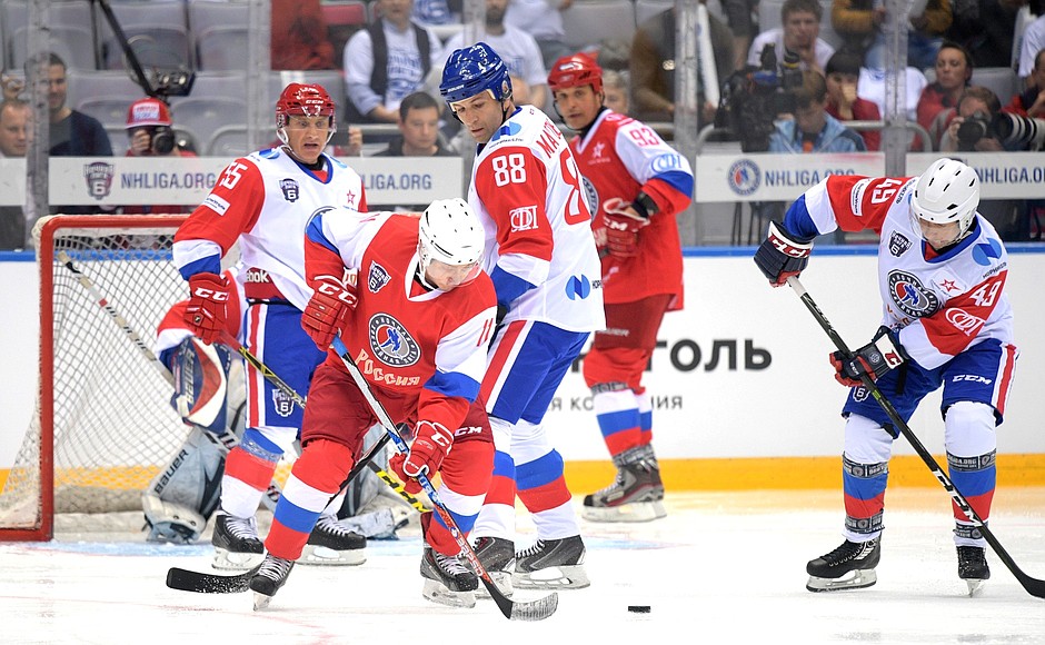 Night Hockey League gala match • President of Russia