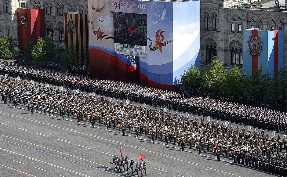 Military parade to mark the 65th anniversary of Victory in the Great Patriotic War.