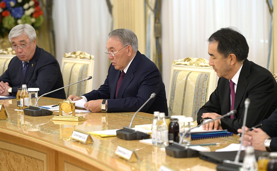 Russian-Kazakhstani talks in expanded format.