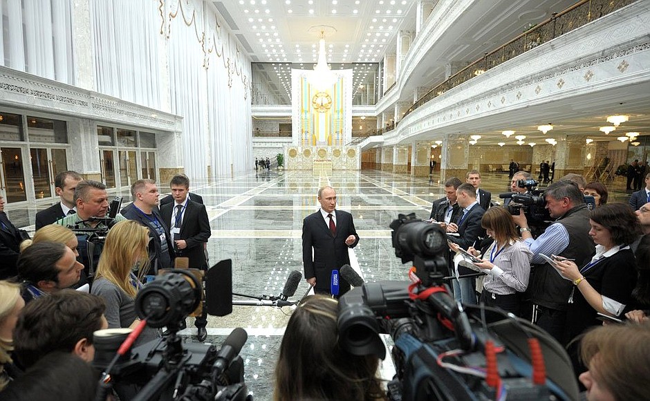 Answers to journalists’ questions following the Supreme Eurasian Economic Council summit.