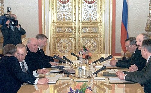 Meeting of the Supreme State Council of the Union State of Russia and Belarus.