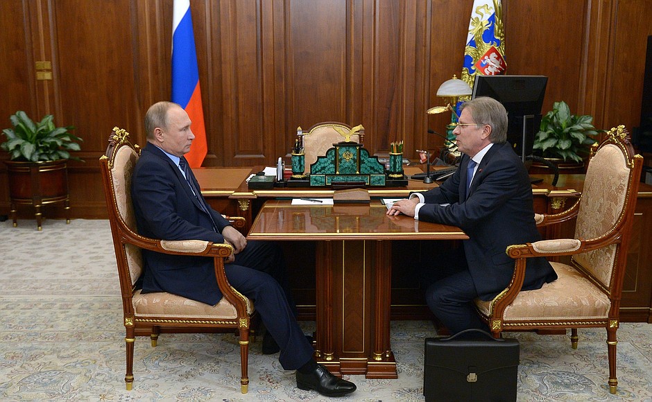 Встреча с главой компании «Аэрофлот» Виталием Савельевым.