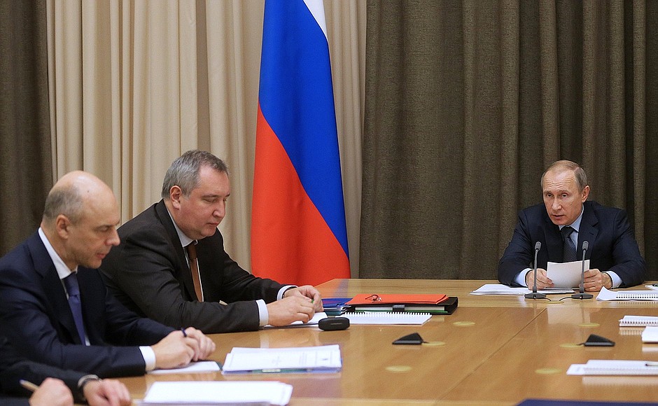 Meeting on priorities in Russia’s space activity through 2025.