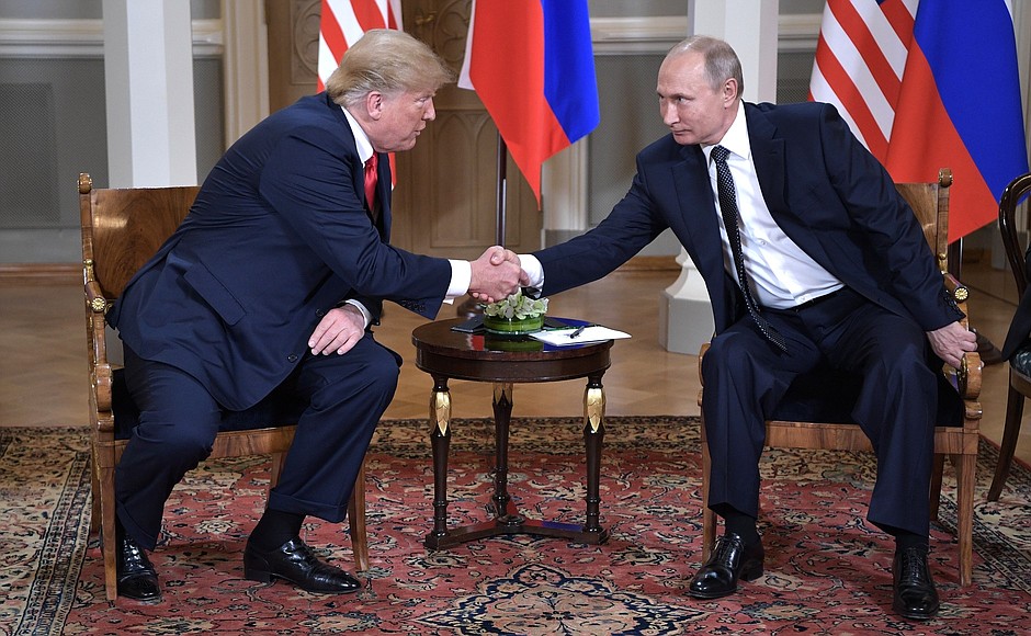 With President ofÂ theÂ United States ofÂ America Donald Trump. Photo: RIA Novosti.