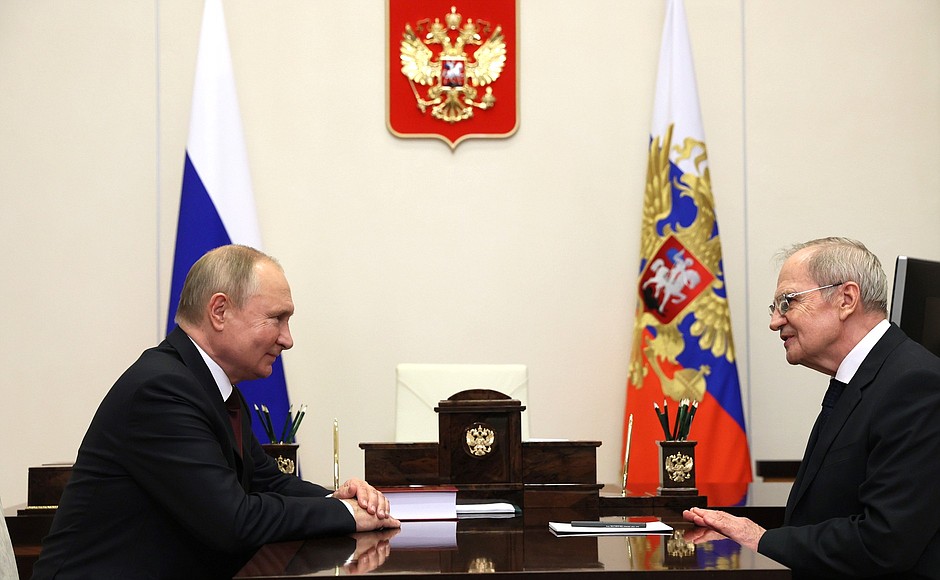 Встреча с Председателем Конституционного Суда Валерием Зорькиным.
