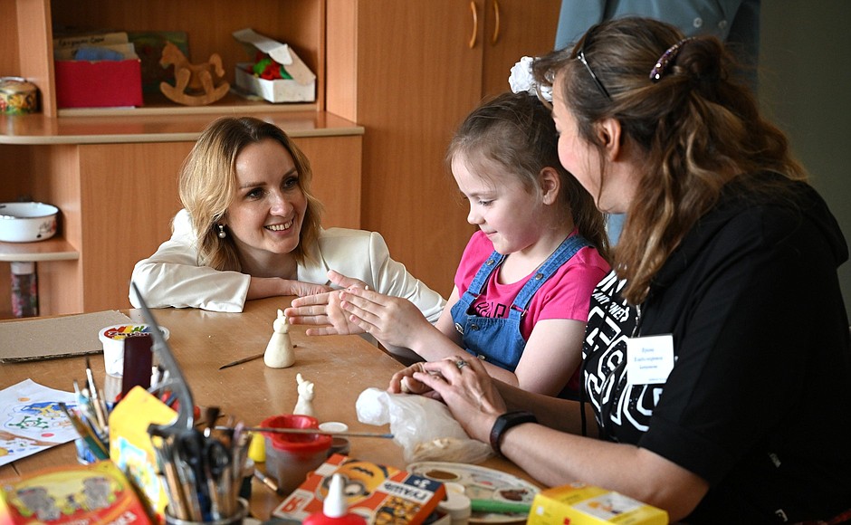 Уполномоченный по правам ребенка Мария Львова-Белова посетила Воронежскую область.