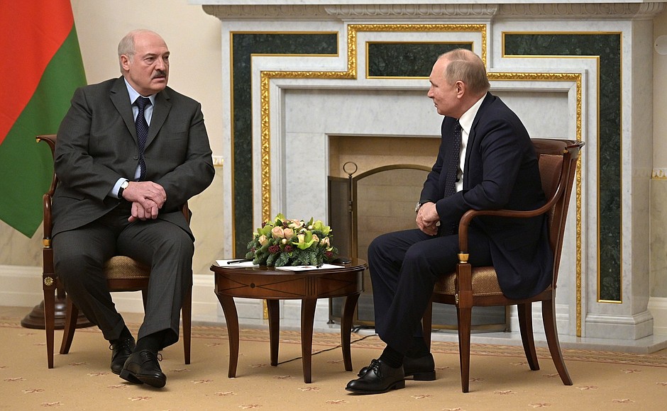 C Президентом Белоруссии Александром Лукашенко.