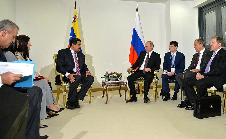 Meeting with President of Venezuela Nicolas Maduro.