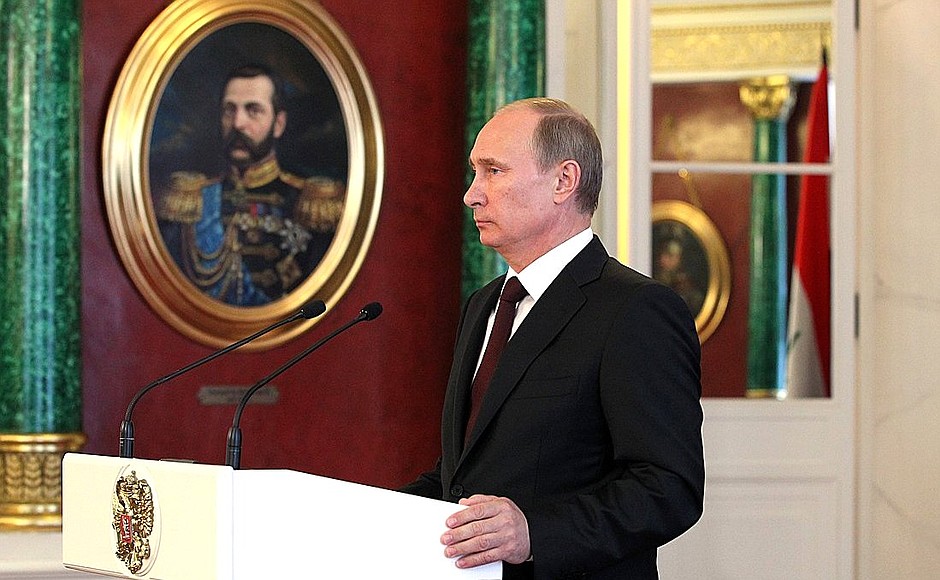 На пресс-конференции Президента России по итогам рабочего заседания глав государств и правительств стран – участниц Форума стран – экспортёров газа.