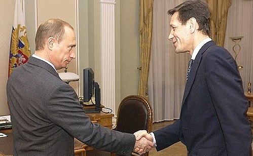 Meeting With Deputy Prime Minister Alexander Zhukov