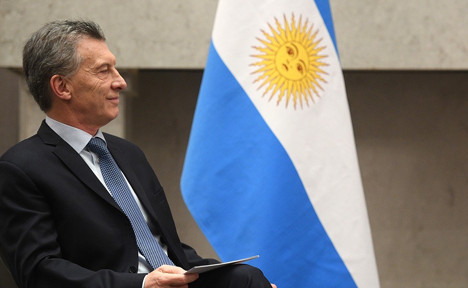 President of Argentine Republic Mauricio Macri.
