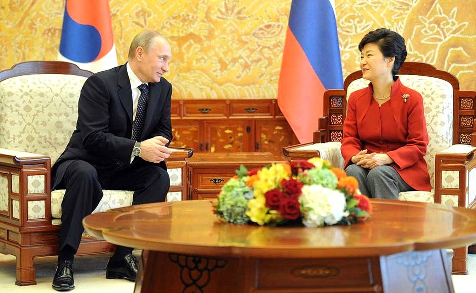 With President of the Republic of Korea Park Geun-hye.