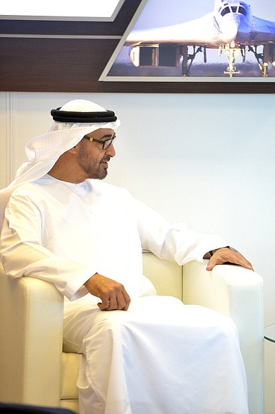 Наследный принц Абу-Даби, заместитель верховного главнокомандующего вооружёнными силами Объединённых Арабских Эмиратов Мухаммед Аль Нахайян.