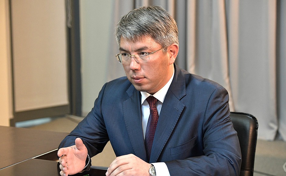Acting Head of Buryatia Alexei Tsydenov.