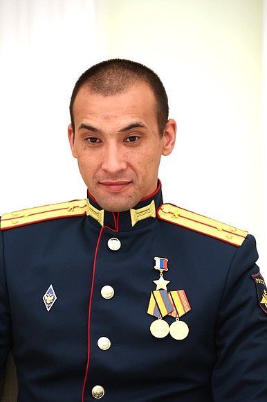 Hero of Russia Senior Lieutenant Rasim Baksikov.
