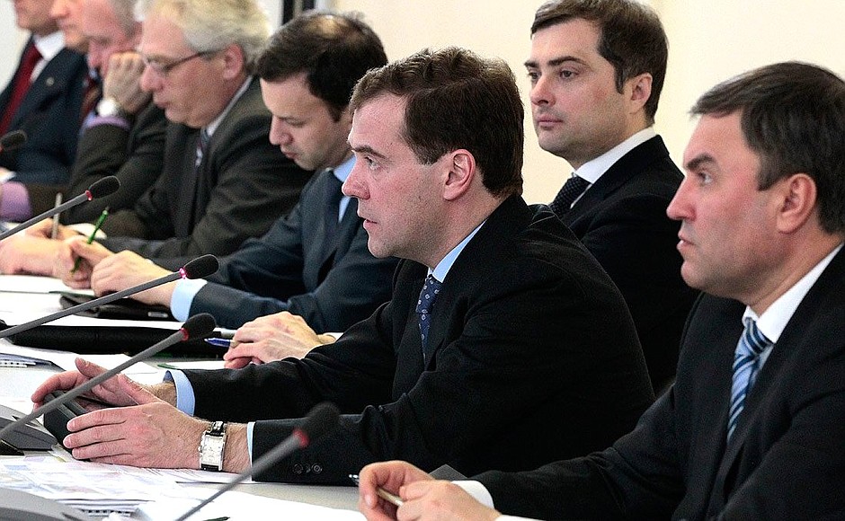 At a meeting of the Commission for Modernisation and Technological Development of Russia’s Economy.